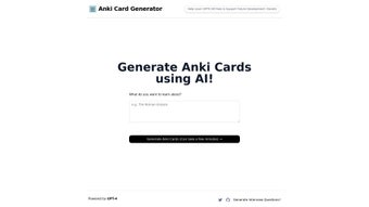 Imagen 0 para Anki Card Generator