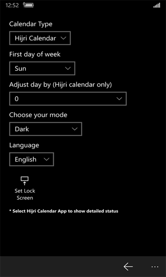 Image 1 for Hijri Calendar for Window…