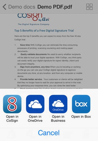 Image 0 for CoSign: Secure Digital Si…