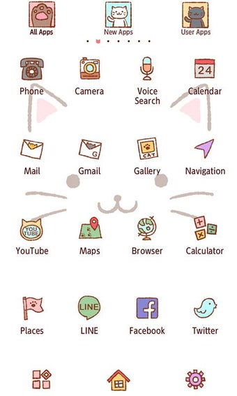 Image 2 for Cute Theme-Kitty Face-