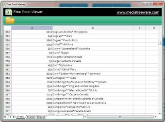 Image 0 for Free Excel Viewer
