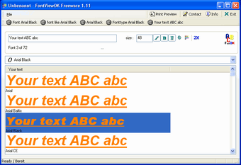 Imagen 0 para FontViewOK Portable