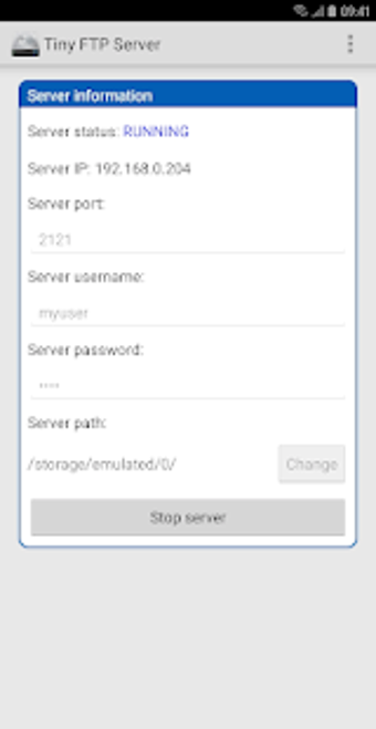 Imagen 0 para Tiny FTP Server