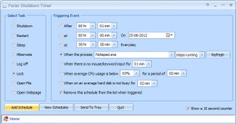 Image 0 for Puran Shutdown Timer