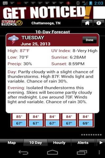Image 3 for WTVC Storm Track 9