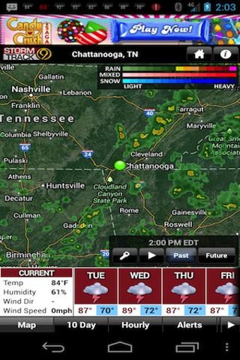 Image 1 for WTVC Storm Track 9
