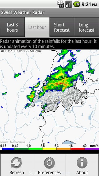 Image 0 for Swiss Weather Radar