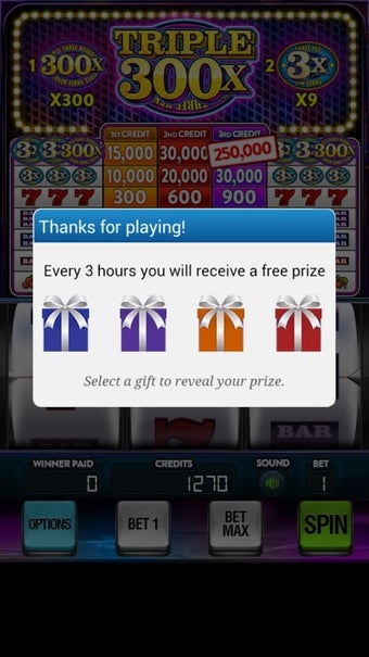 Imagen 1 para Triple 300x Free Vegas Sl…