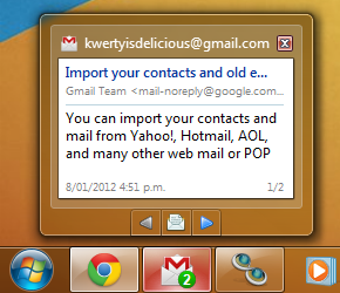 Image 0 for Kwerty Gmail Notifier