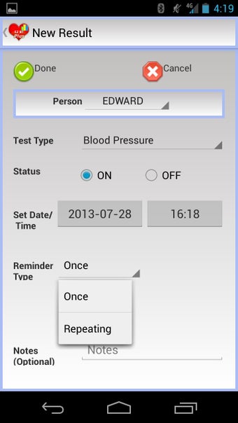 Imagen 1 para EZ Health Tracker Plus
