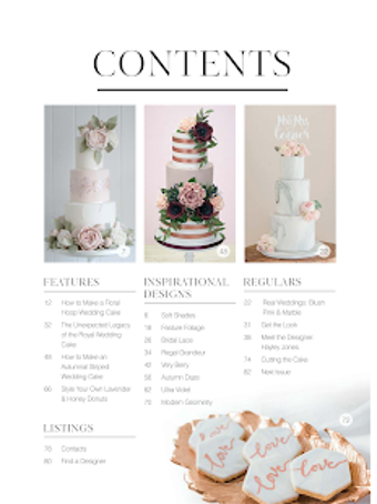 Image 0 for Wedding Cakes Magazine.