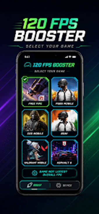 Imagen 0 para 120 FPS Booster: All Game…