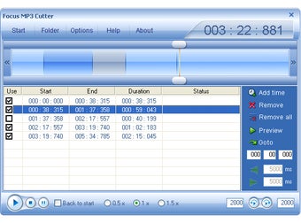 Image 0 for Focus MP3 Cutter Joiner