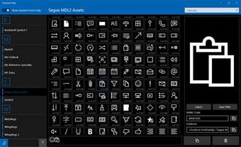 Image 0 for Character Map UWP for Win…