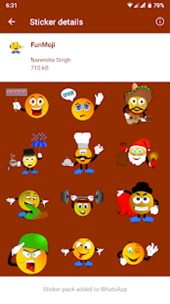 Imagen 1 para HD Emoji Stickers - WASti…