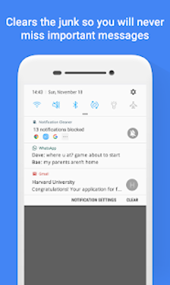 Image 0 for Notifications Spam Blocke…