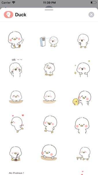 Image 3 for Lovely Duck Animated Stic…