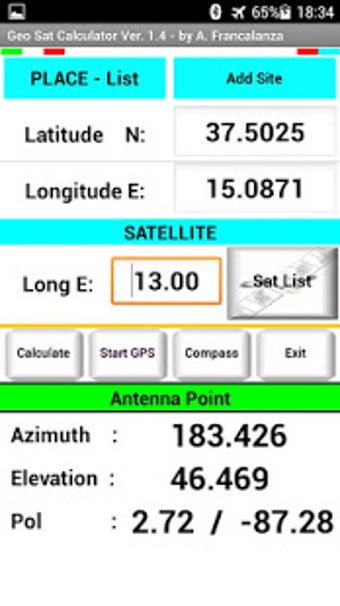 Image 1 for Geo Sat Calculator