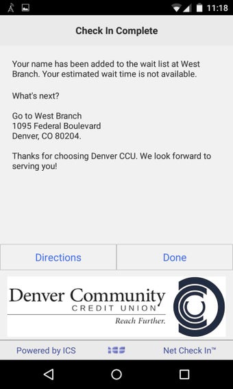 Image 3 for Net Check In- Denver Comm…