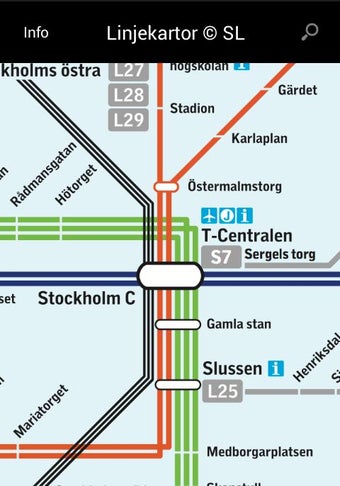 Imagen 1 para SL Transit Map Stockholm