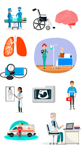 Image 1 for Medical Emoji and Sticker