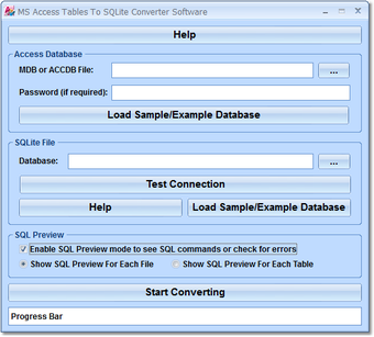 Imagen 0 para MS Access Tables To SQLit…