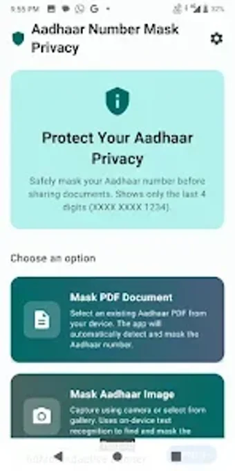 Image 0 for Aadhaar Number Mask Priva…
