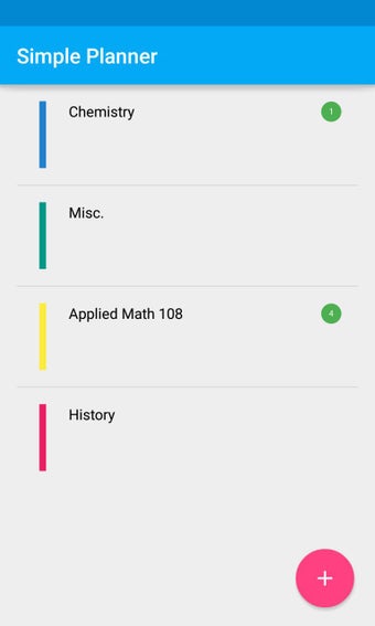 Image 2 for Simple Homework Planner