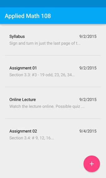 Image 0 for Simple Homework Planner