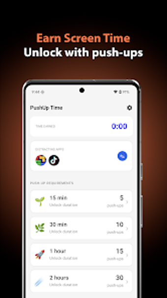 Image 0 for PushUp Time - App Blocker