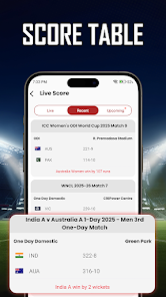 Image 0 for Live Match Score : ياسين …