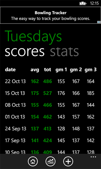 Imagen 2 para Bowling Tracker for Windo…