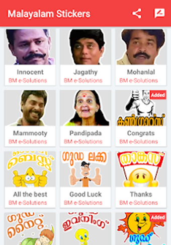 Imagen 3 para Malayalam Stickers for Wh…