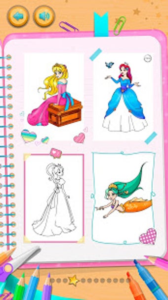 Image 2 for Princess Coloring Book: M…