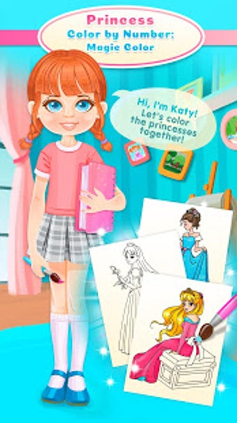 Image 1 for Princess Coloring Book: M…