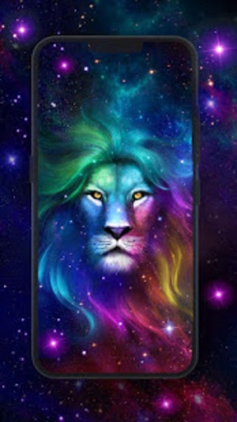 Imagen 3 para Neon Lion Live Wallpaper