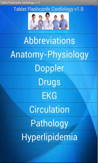 Image 0 for Tablet Flashcards Cardiol…