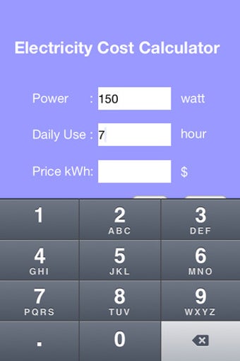 Imagen 0 para Electricity Costs Calcula…