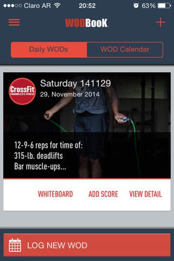 Imagen 0 para WODBook - Your WOD Tracke…