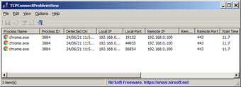 Image 0 for TCPConnectProblemView
