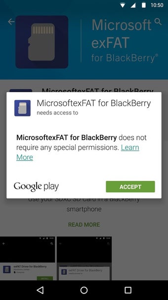 Imagen 0 para MicrosoftexFAT for BlackB…