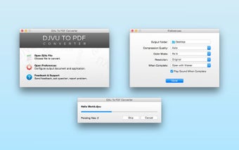Image 0 for DjVu To PDF Converter