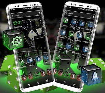 Imagen 3 para 3D Dice Neon Launcher The…