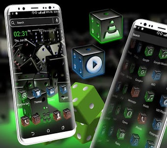Imagen 1 para 3D Dice Neon Launcher The…