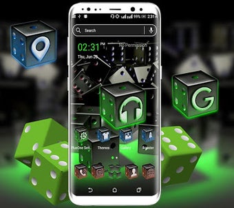Imagen 2 para 3D Dice Neon Launcher The…