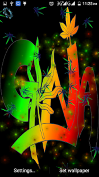 Image 2 for Weed Rasta Live Wallpaper