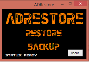 Image 0 for ADRestore