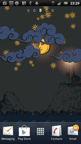Imagen 2 para Paper Sea Live Wallpaper …