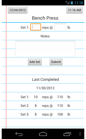Imagen 3 para Simple Workout Log PRO Ke…