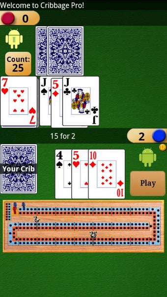 Imagen 1 para Cribbage Pro